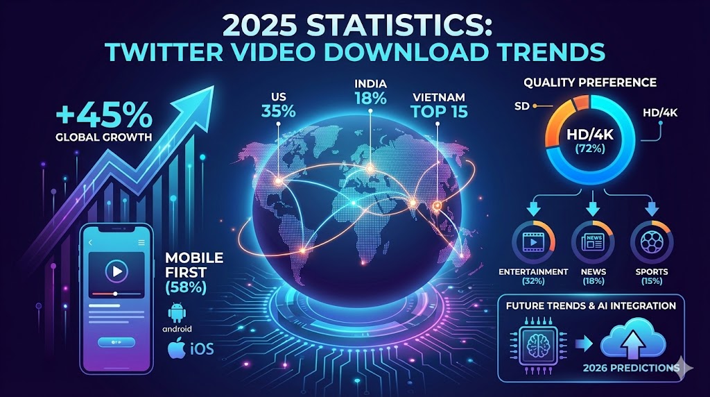 2025 Statistics: Why Do People Download Twitter Videos?